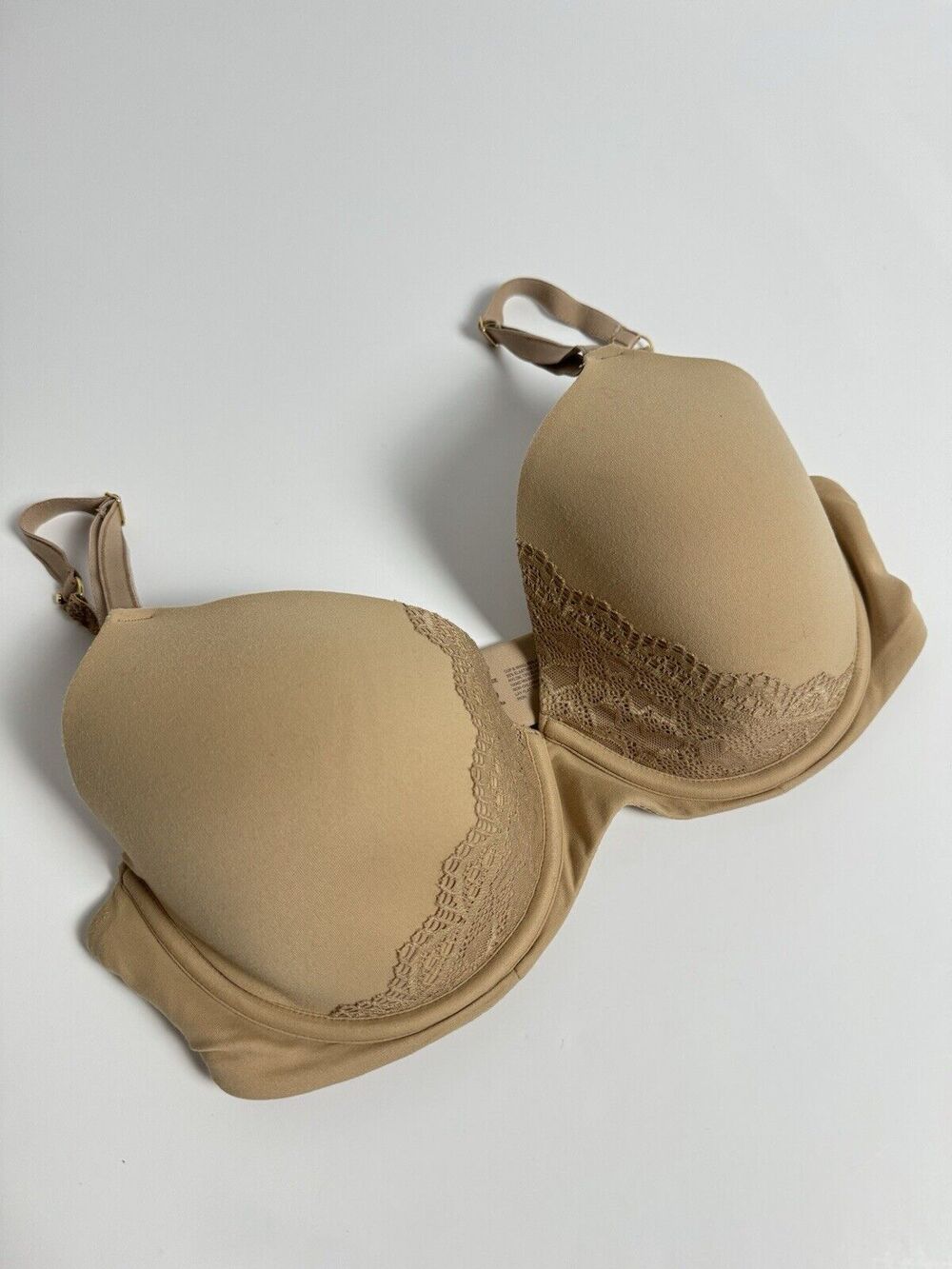 Soma Nude Bra Underwire 34DD Embraceable Enchanting Lace J Hook PC